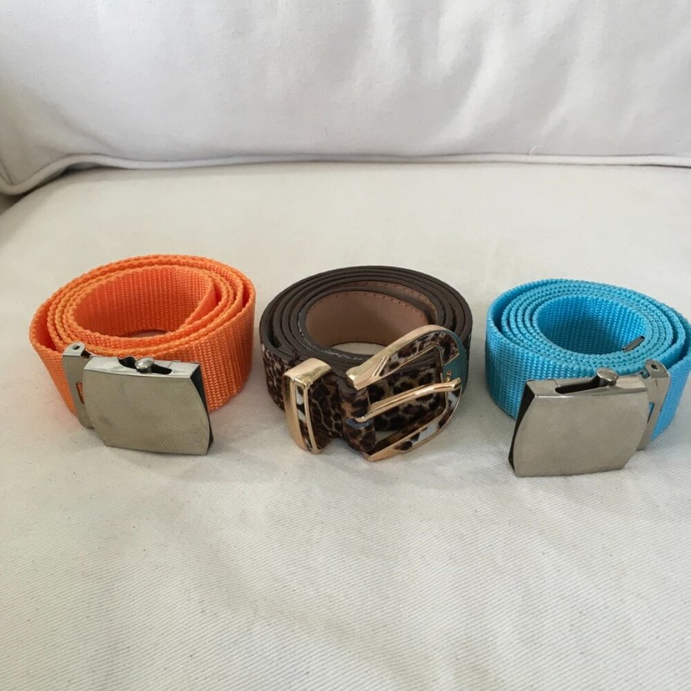Set of 3 Belts Like New